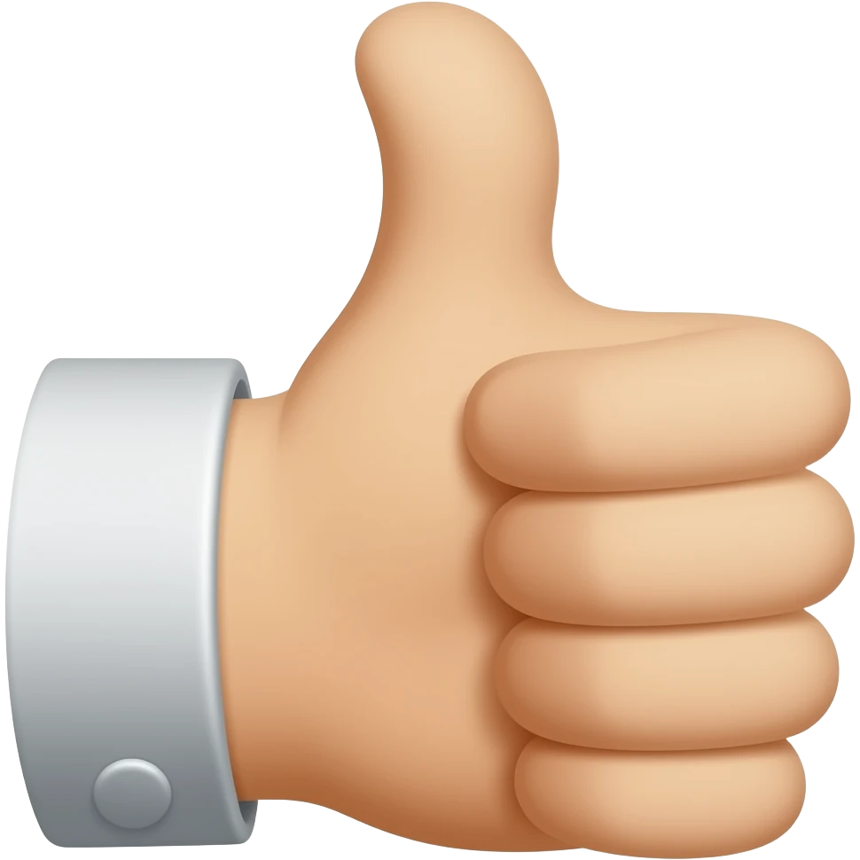 thumbs up emoji