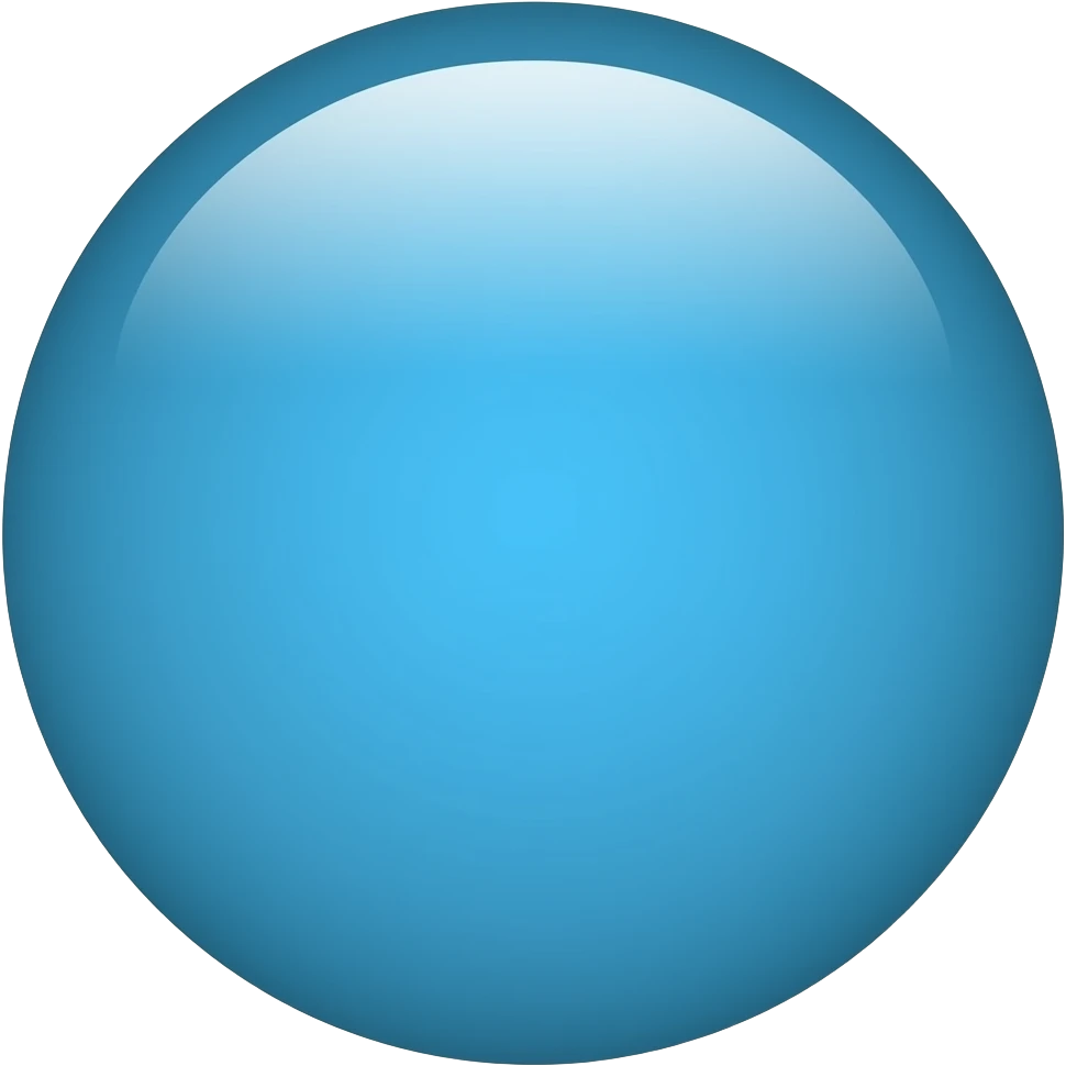 circle blue emoji