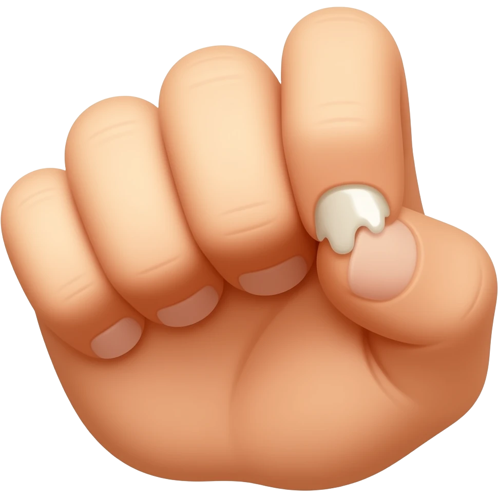 obgryzanie paznocki emoji