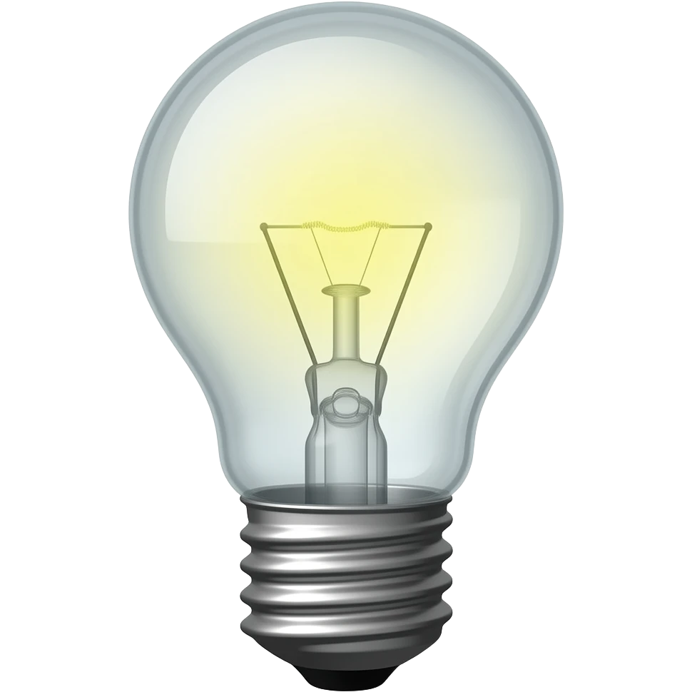 bulb emoji