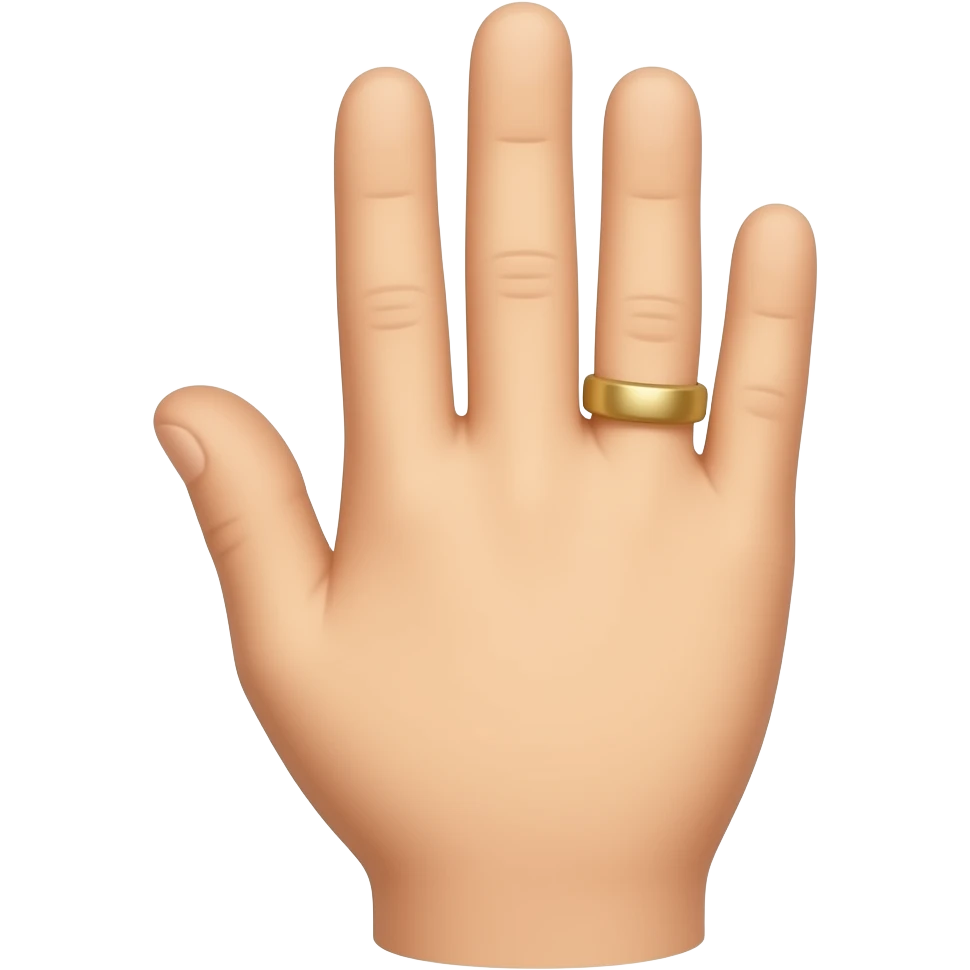 👆🏼rajoute le majeur levé en plus de l’ auriculaire emoji