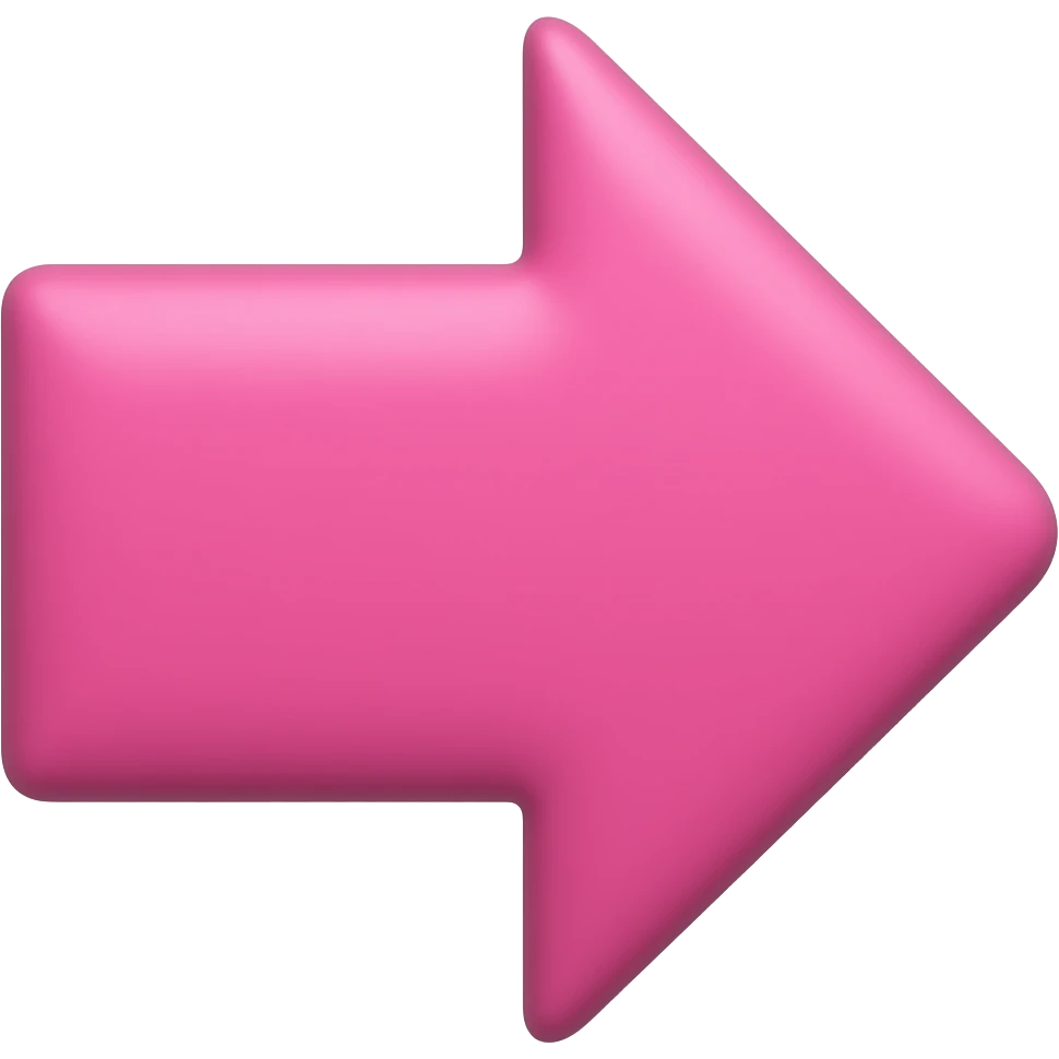 Стрелка розовая emoji