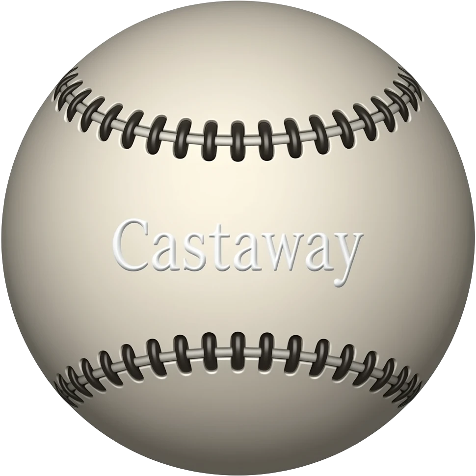 Wilson the ball from the movie Castaway emoji