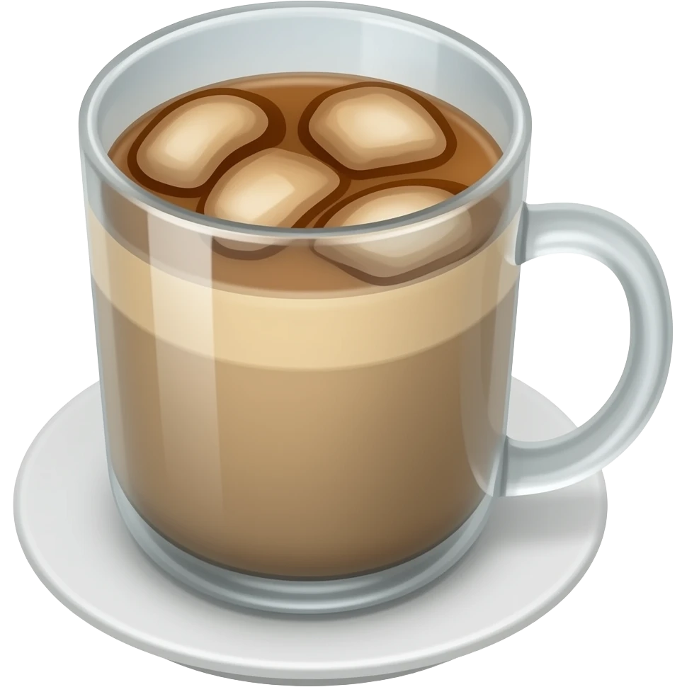 Café gelado emoji