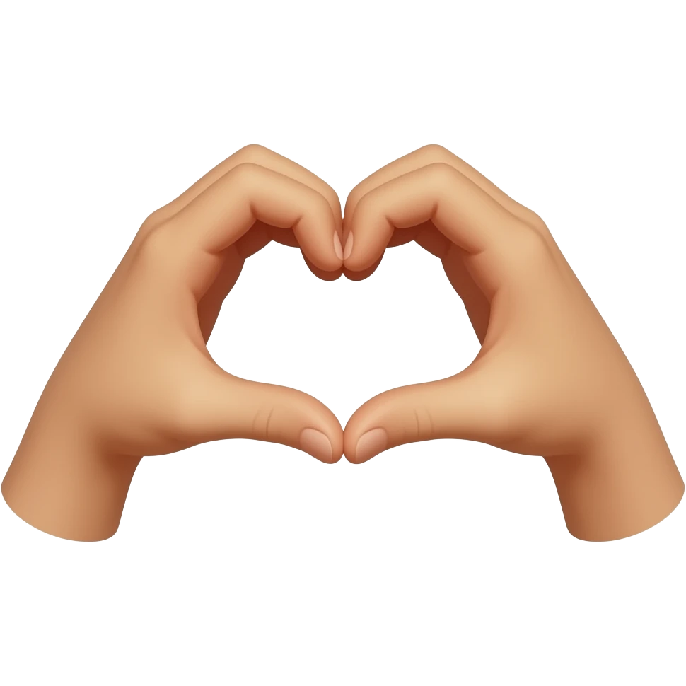 heart hands emoji