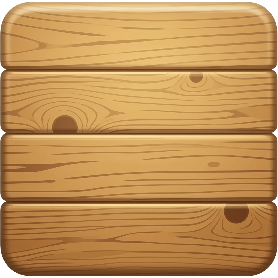 tabla de madera emoji