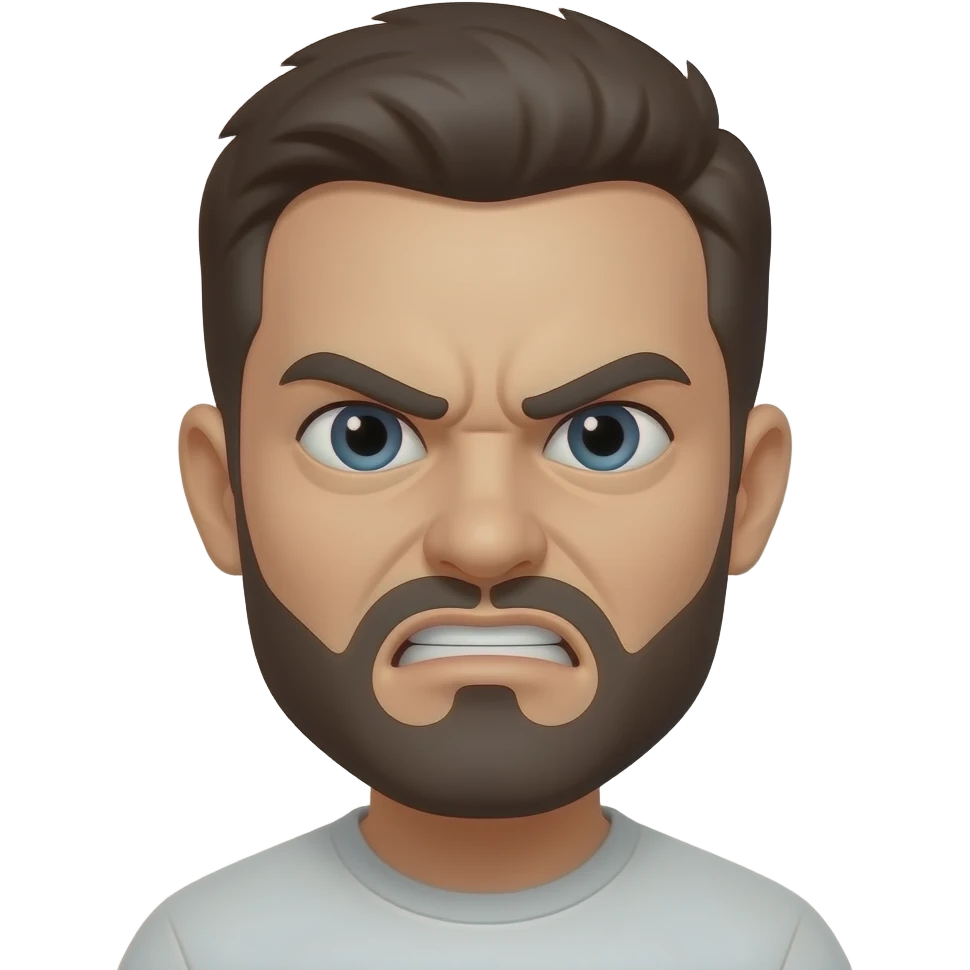 째려보는 이모지 emoji
