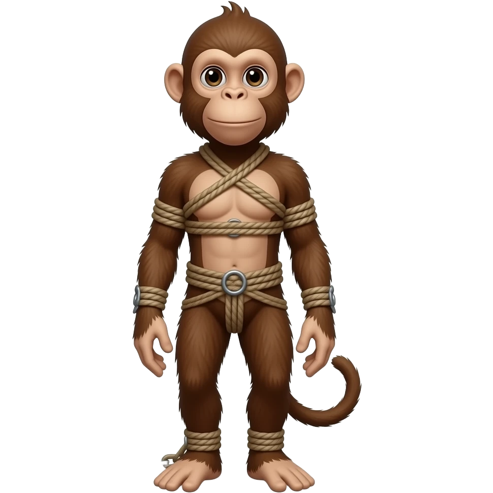 Monkey bondage emoji