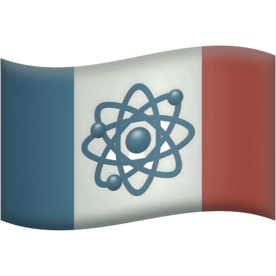 Atom flag emoji