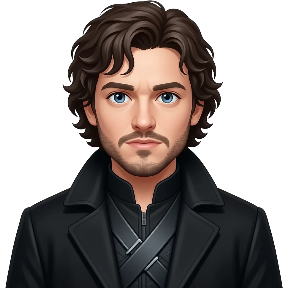 jon snow black cloat emoji