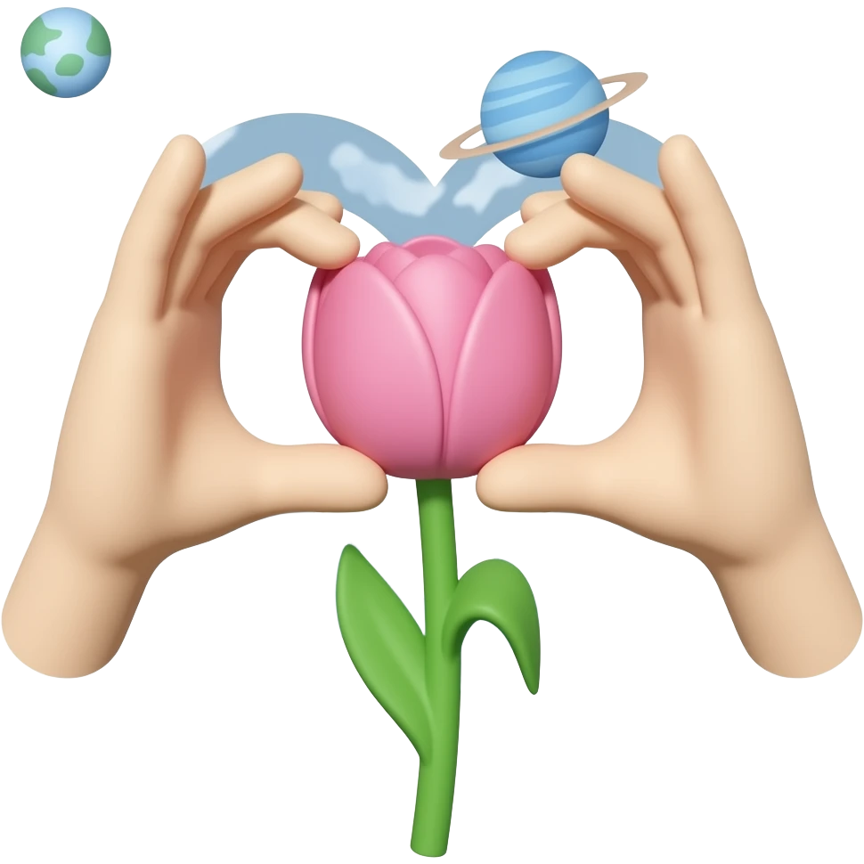 🩷🪐🫶🏻🌷 emoji