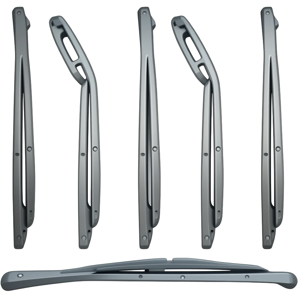 Five Windshield Wipers (Car) emoji