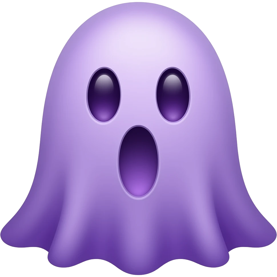 Purple ghosts emoji