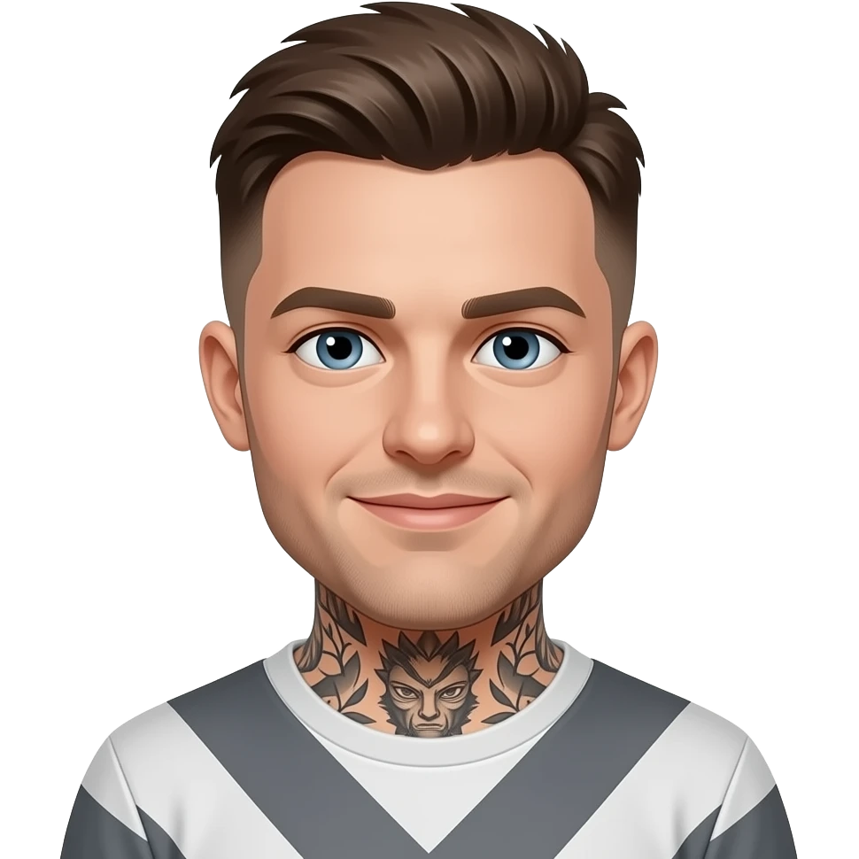RonanEwan Tatto small hair emoji