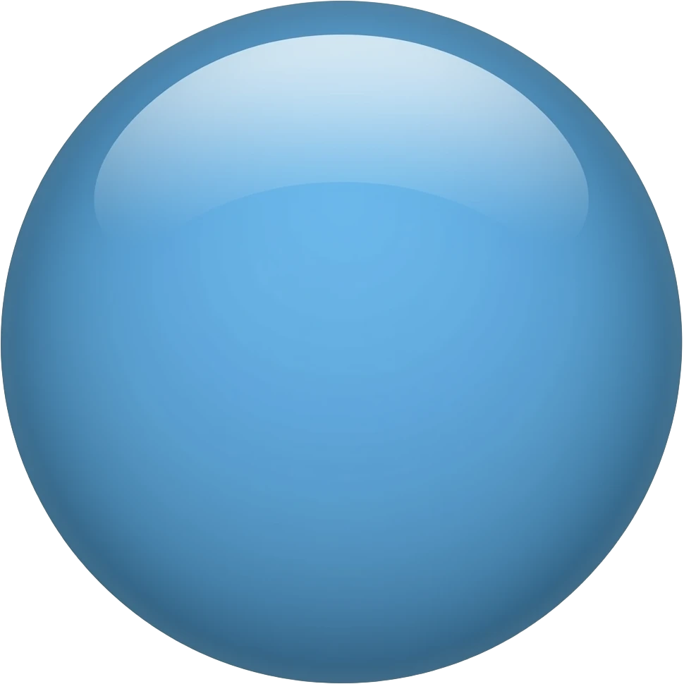 Blue Circle emoji