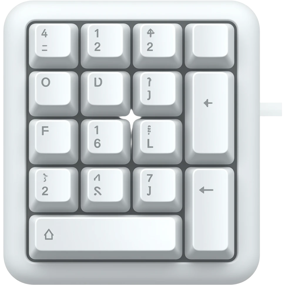 keyboard gaming white emoji