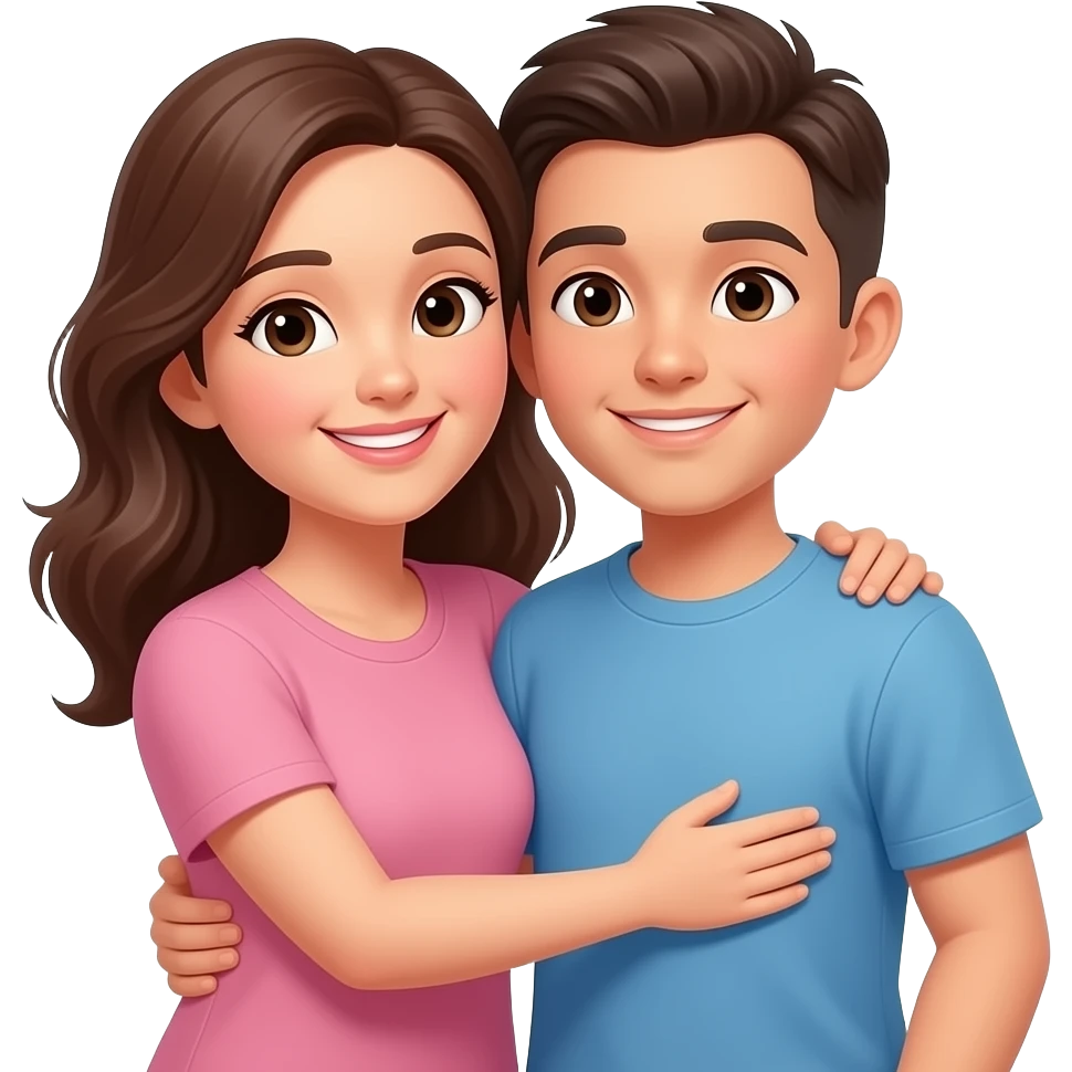 обнимание взрослого сына с матерью emoji