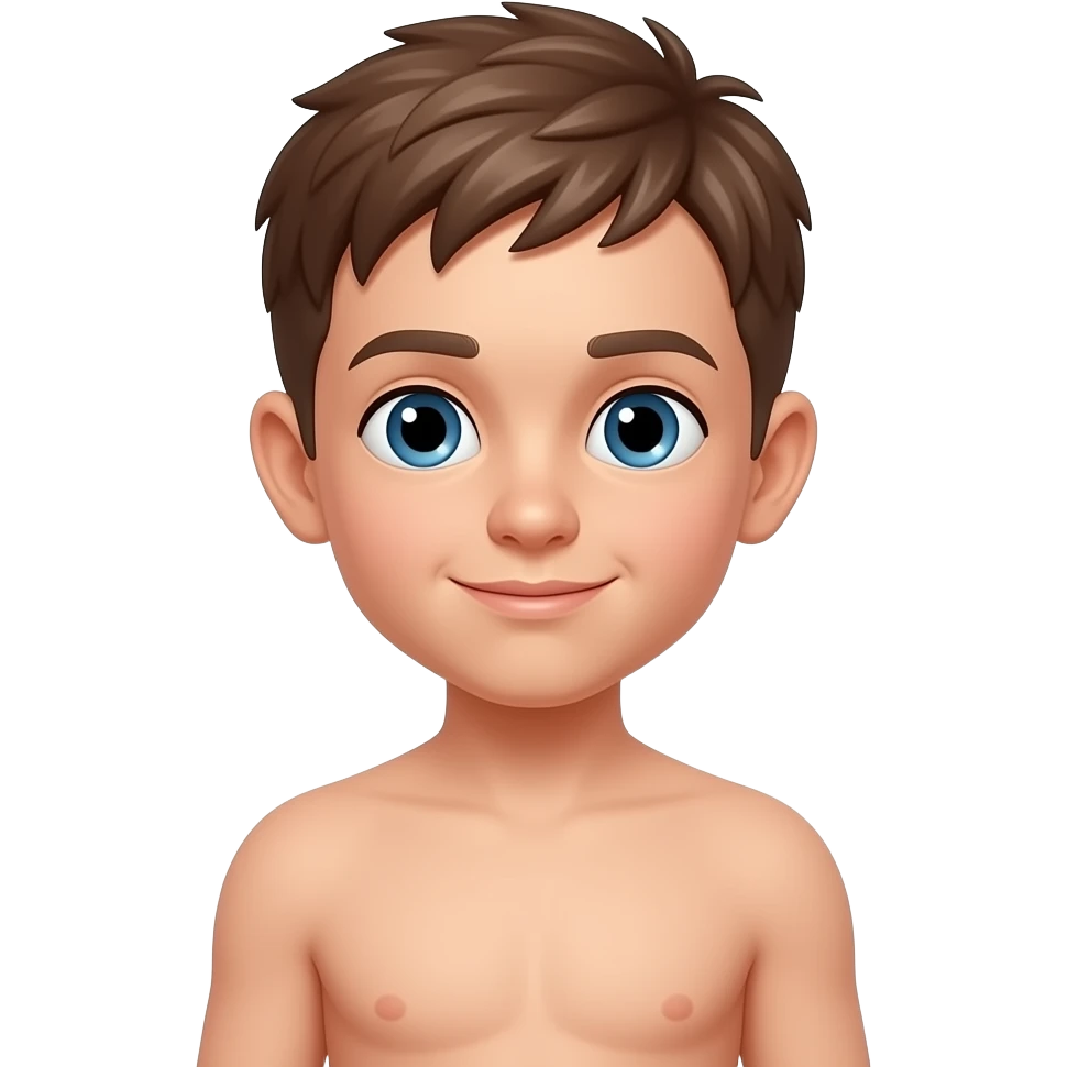 Make me a naked boy But let's see what's underneath emoji