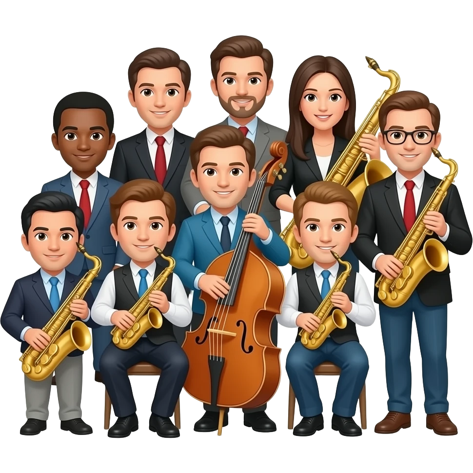 группа музыкантов джаз emoji