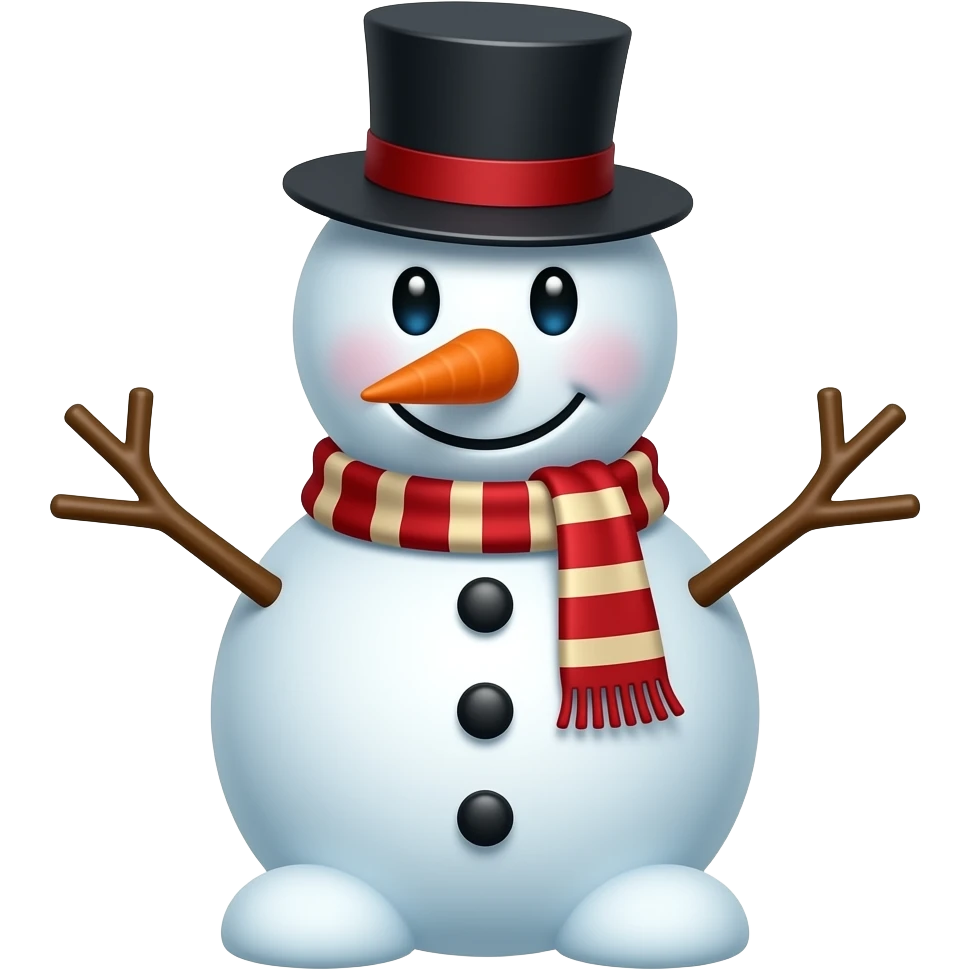 Snowman with dick emoji
