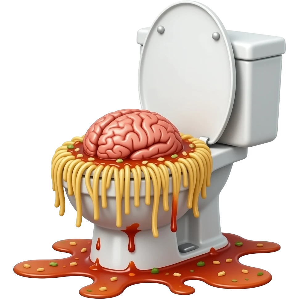 spaghetti tualetti brainrot emoji