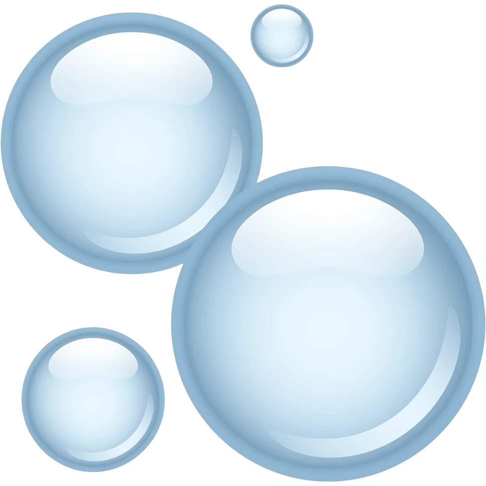 3 Bubbles emoji