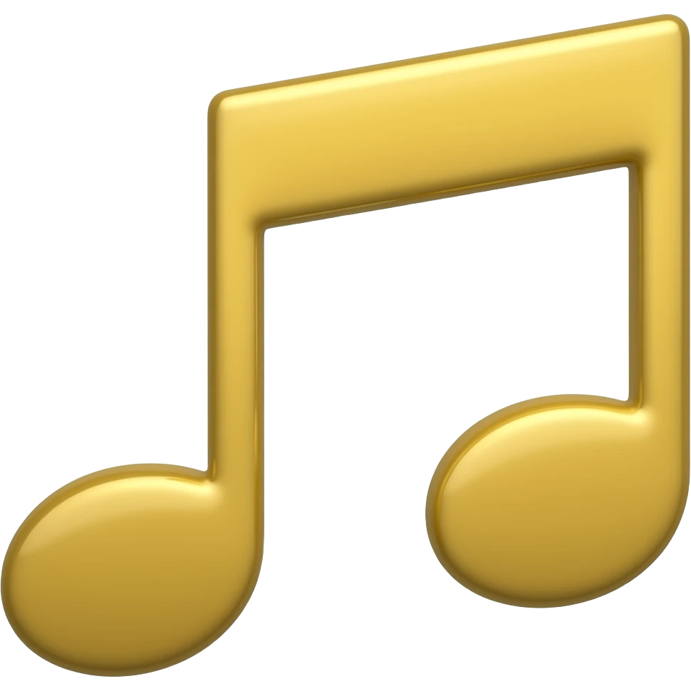 музыка нота emoji