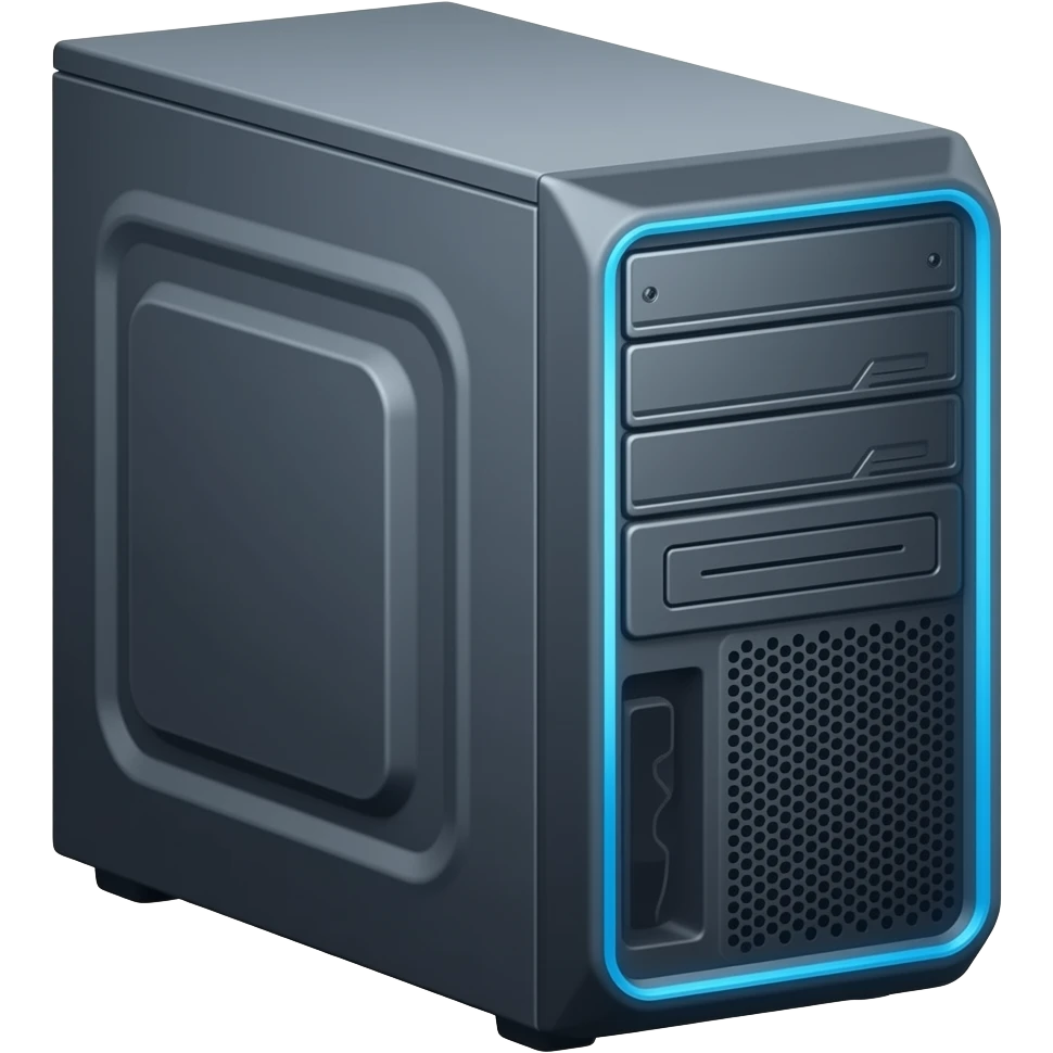 Gaming computer tower emoji