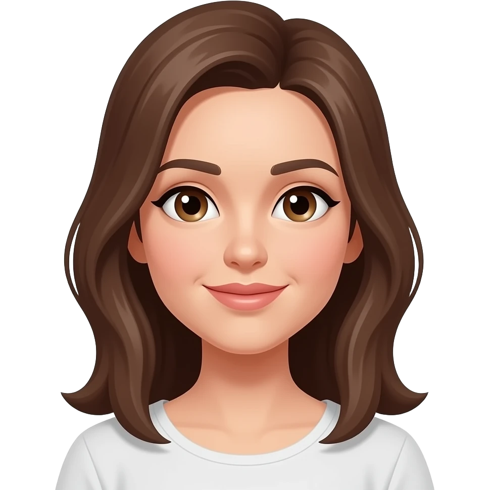홍조 피부의 여성 emoji
