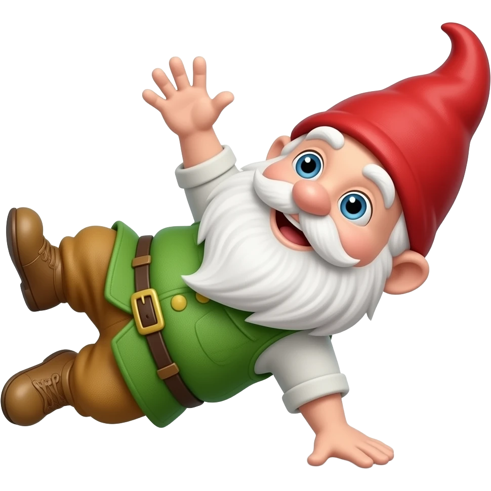gnome falling emoji