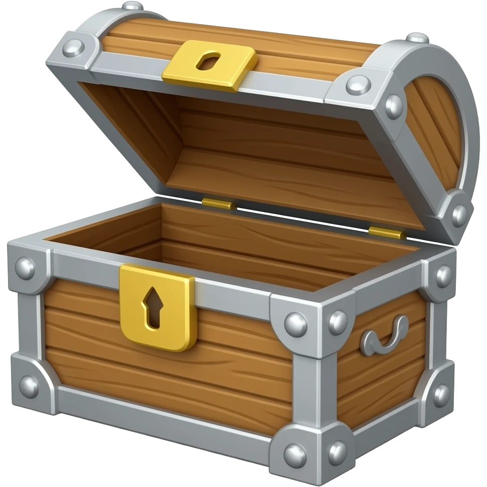 Empty Treasure Chest Open emoji