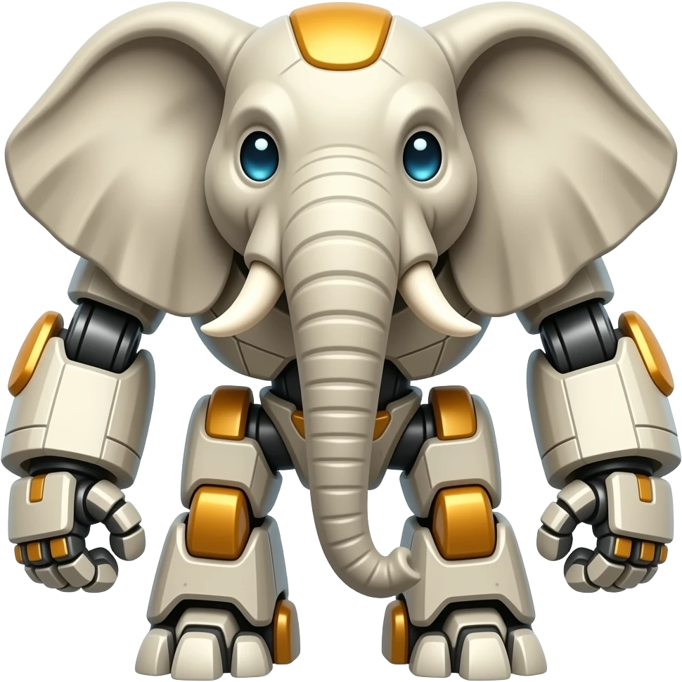 Buff giant robot elephant emoji