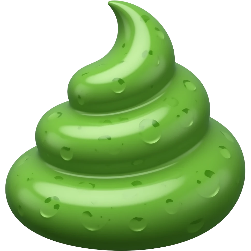 green ketchup emoji