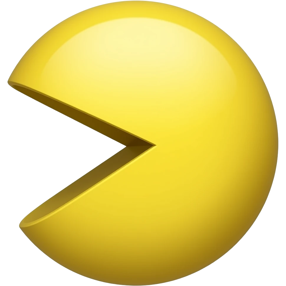 Pac man emoji