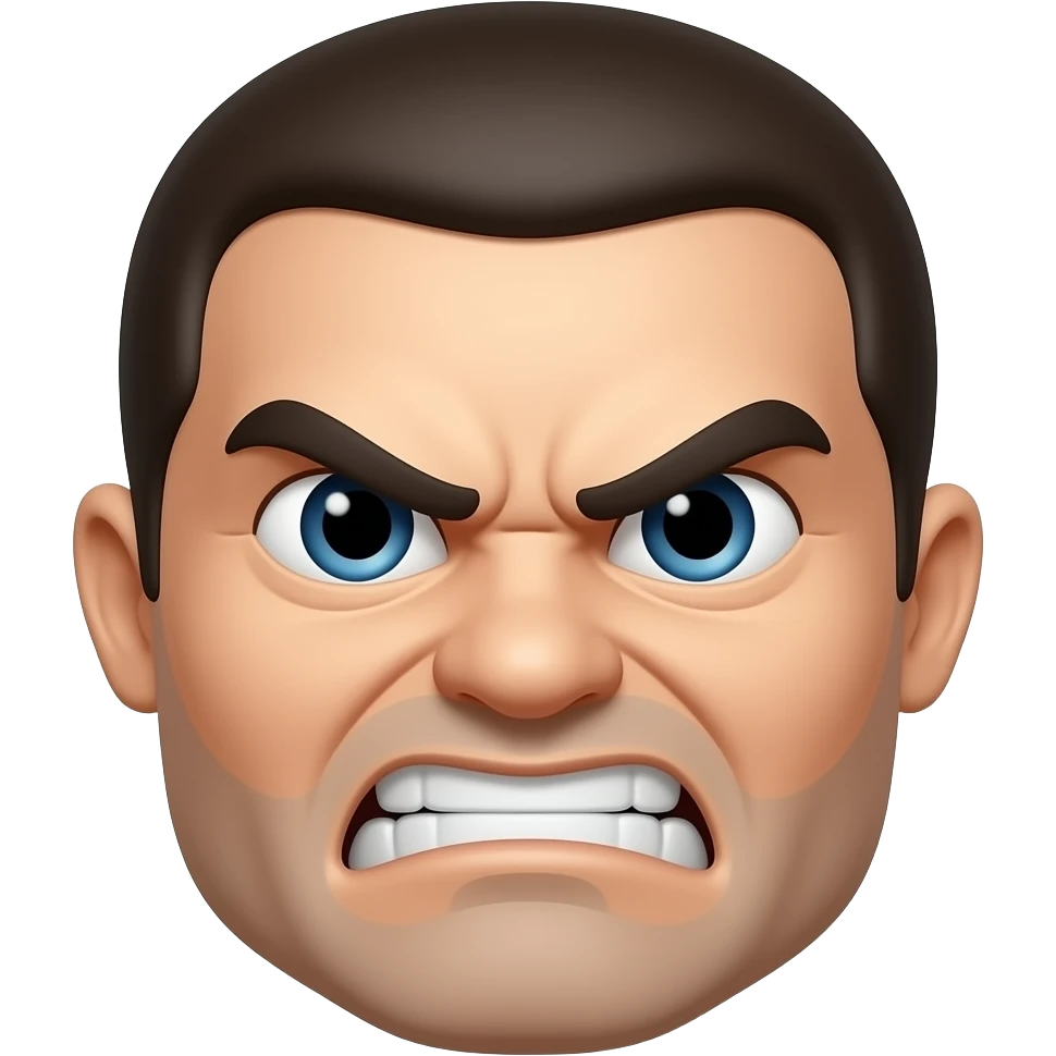 angry face emoji