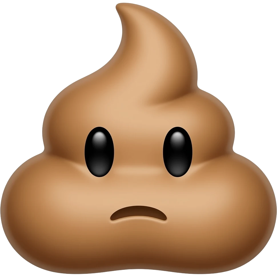 Pooping emoji