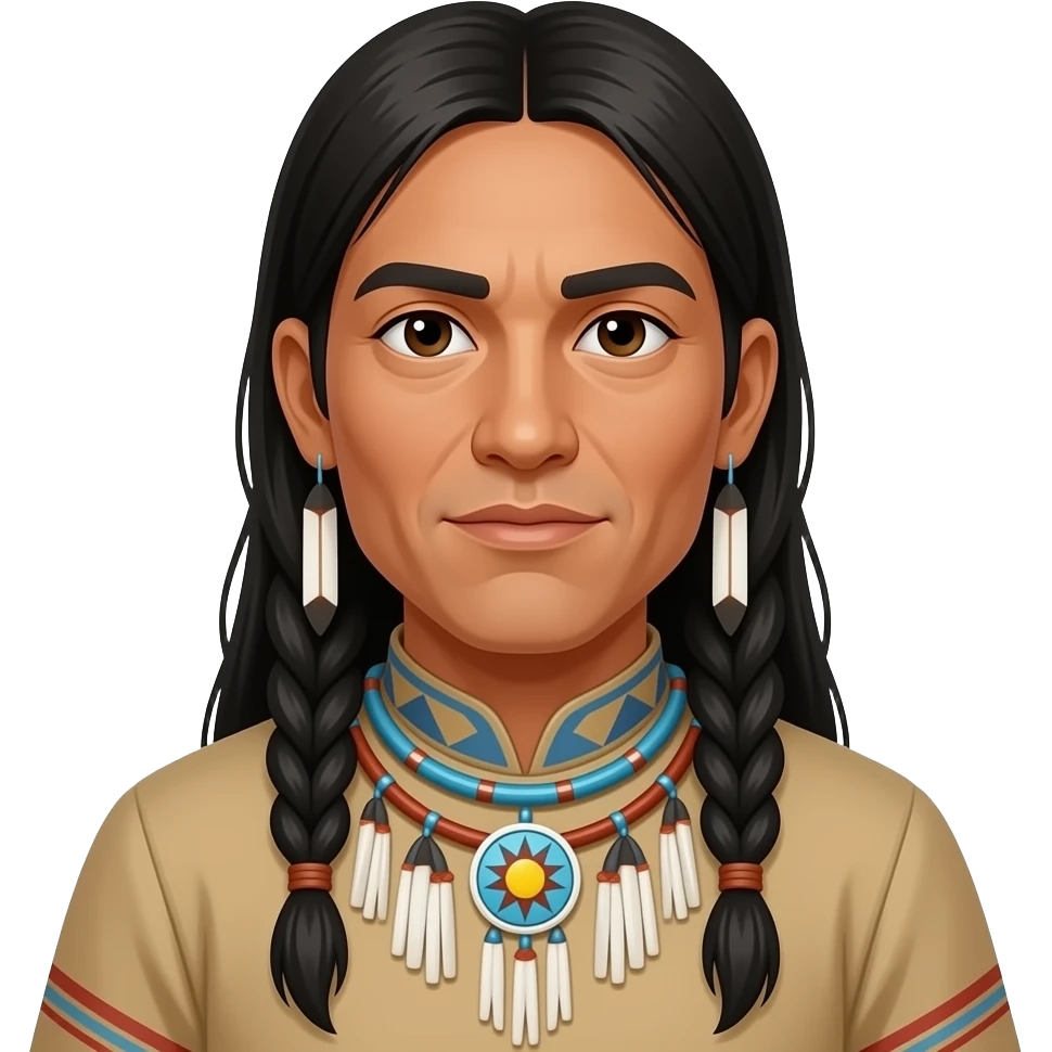 Native American male emoji