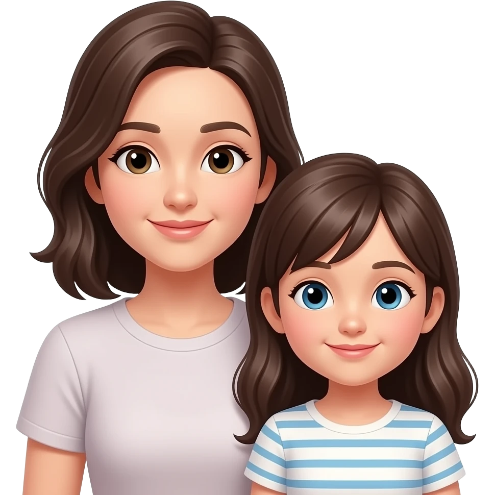 mamá e hija emoji