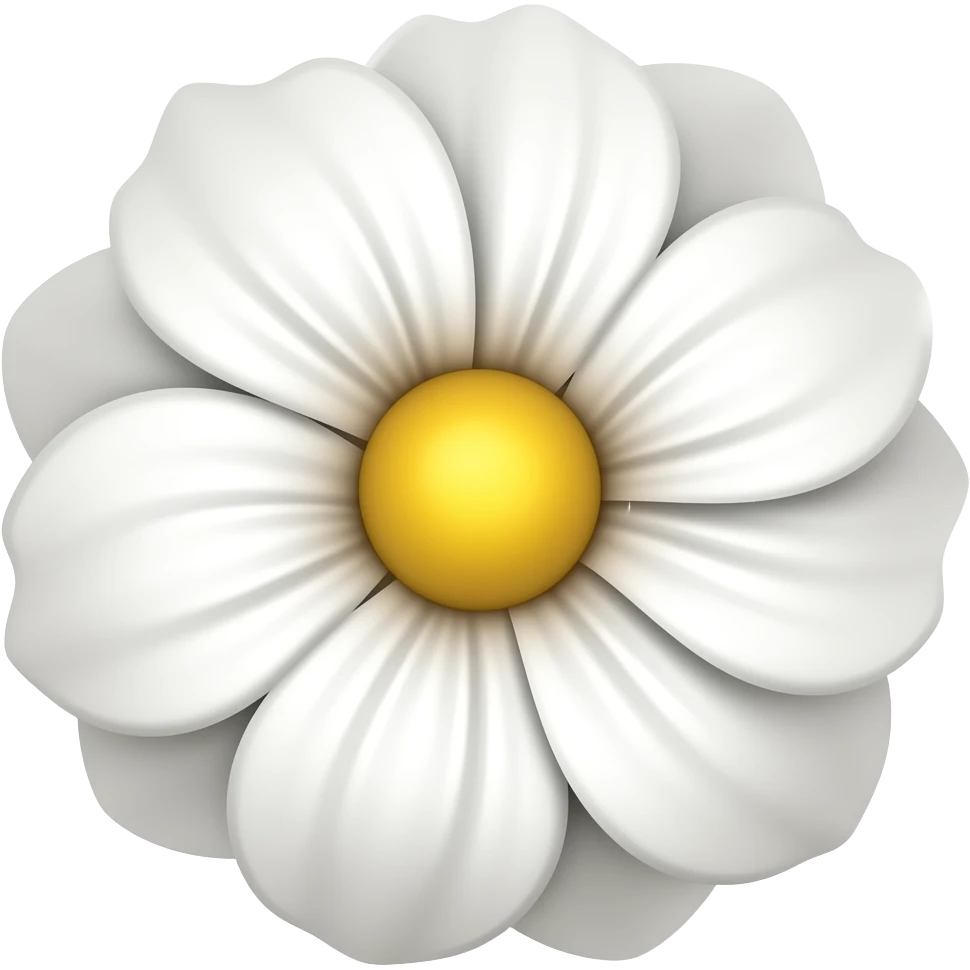 Flor com produtos emoji