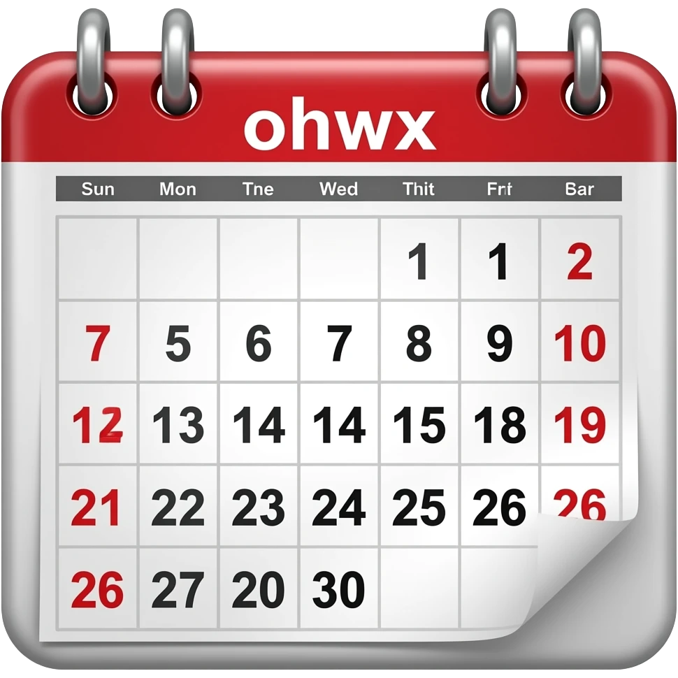 calendar emoji