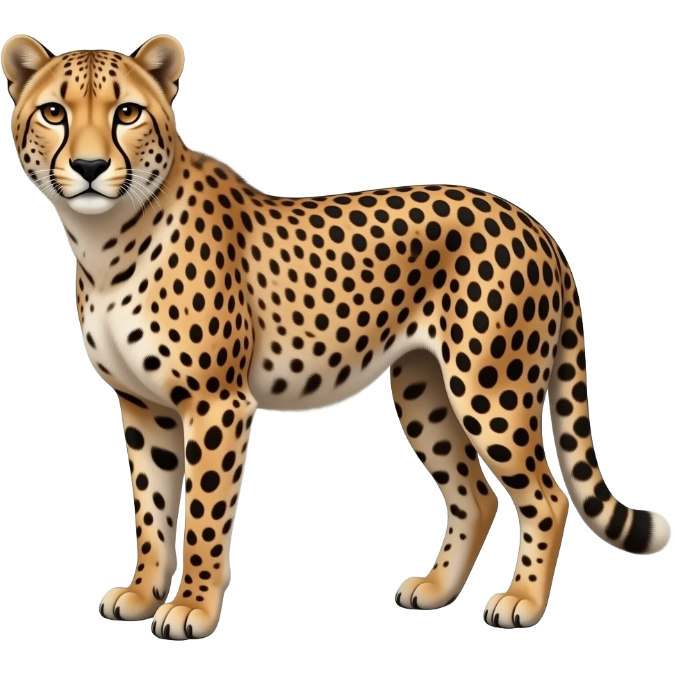 cheetah realistic emoji emoji