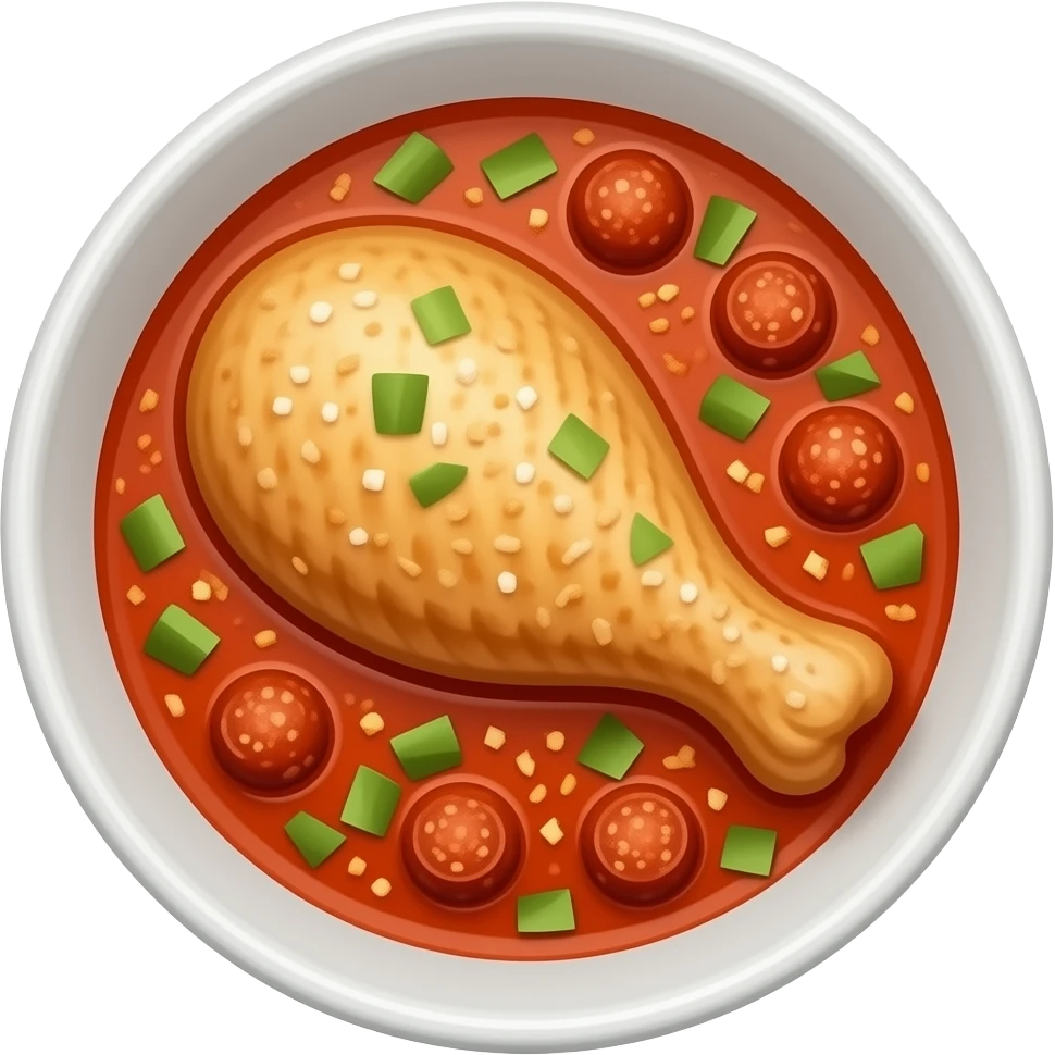 Острая чоризо из цыпленка emoji