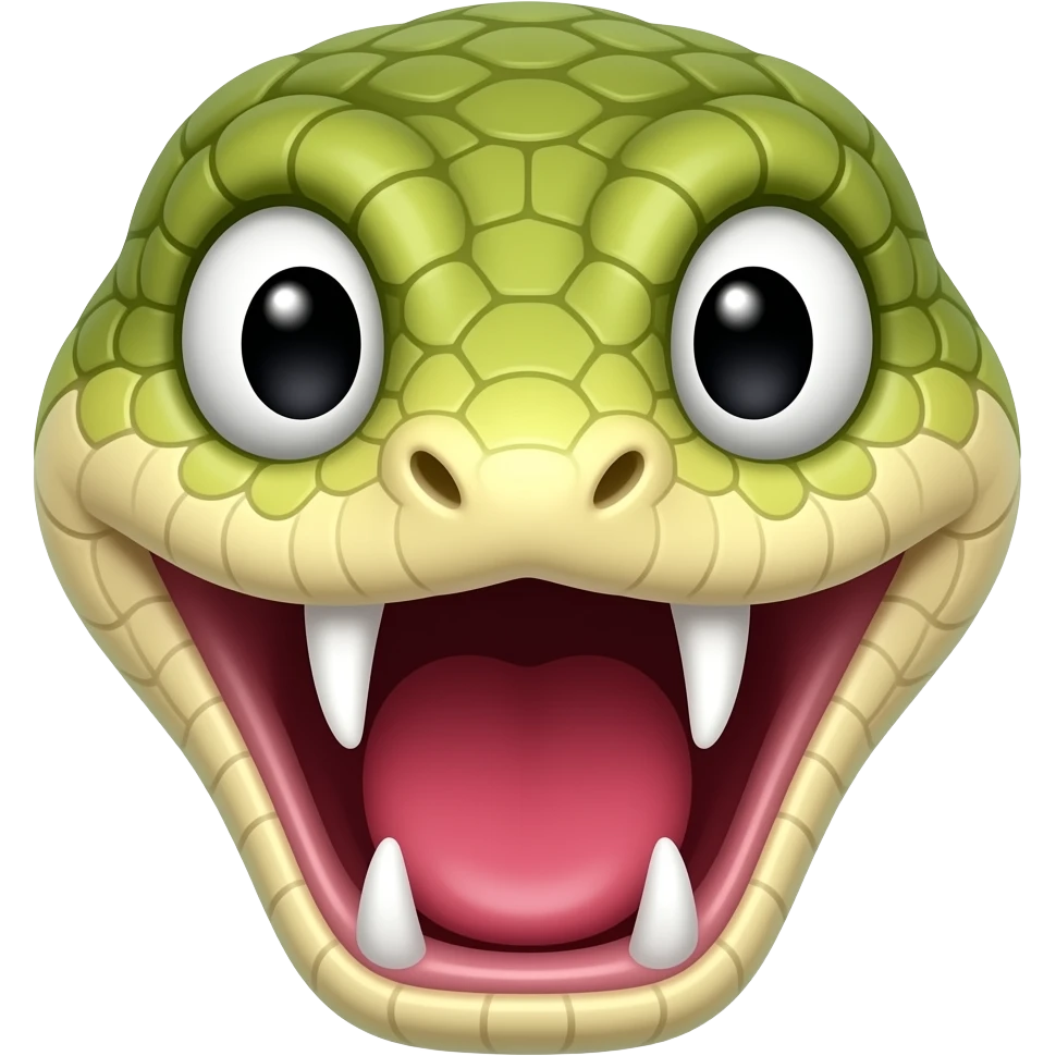 double mouth snake emoji