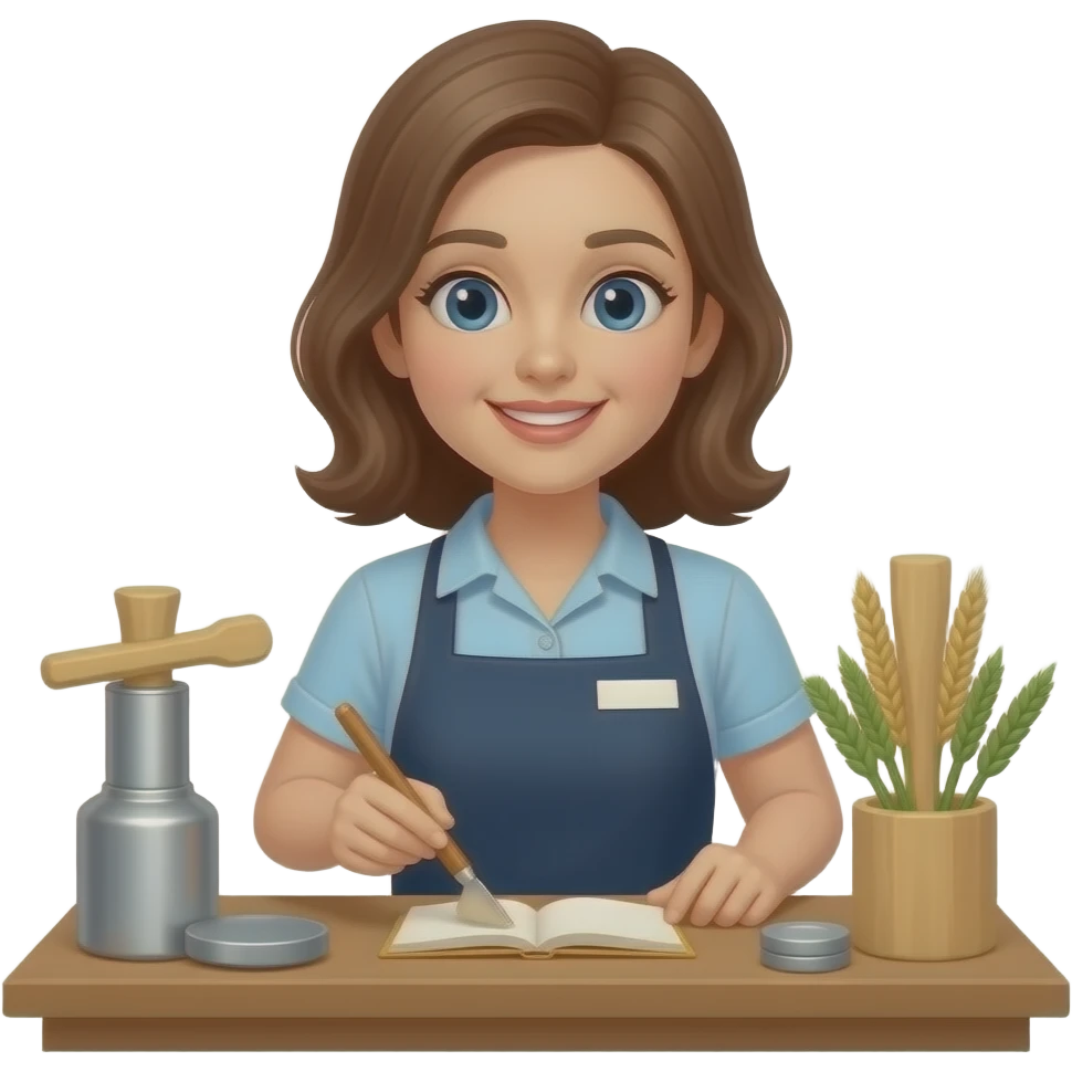 Atencion a clientes mujer emoji