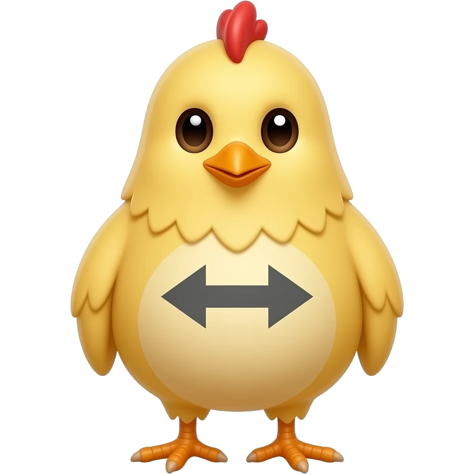 🐥↔️ emoji