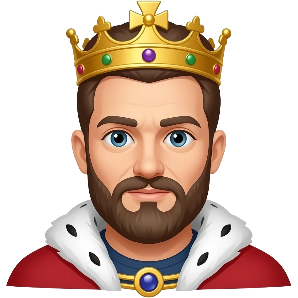 Crowned king emoji