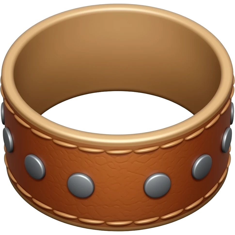 Lederarmband emoji
