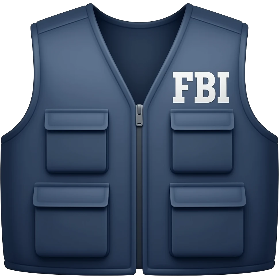 fbi chaleco emoji