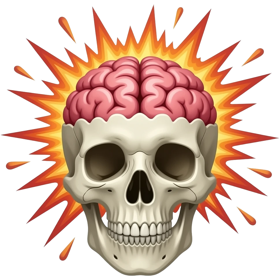💀+🤯 emoji