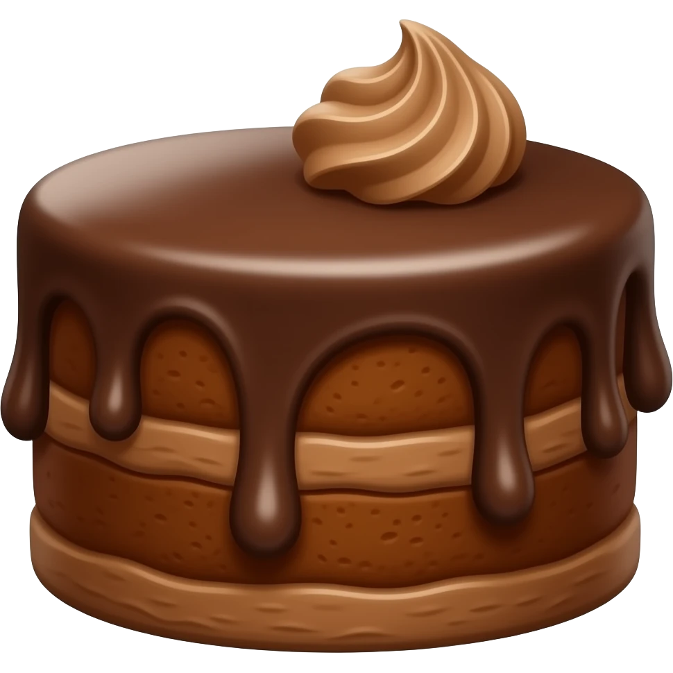 chocolate mudcake emoji